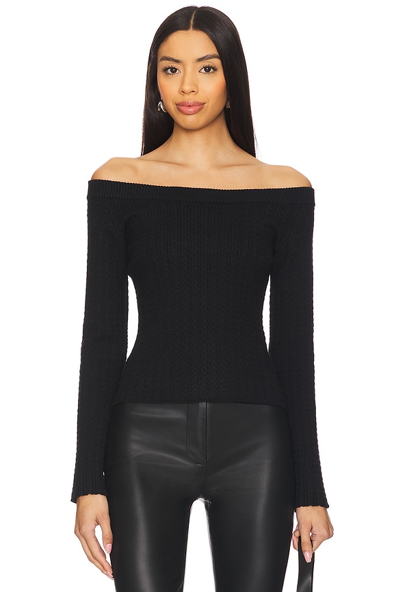 view 2 of 5 Mia Top in Black