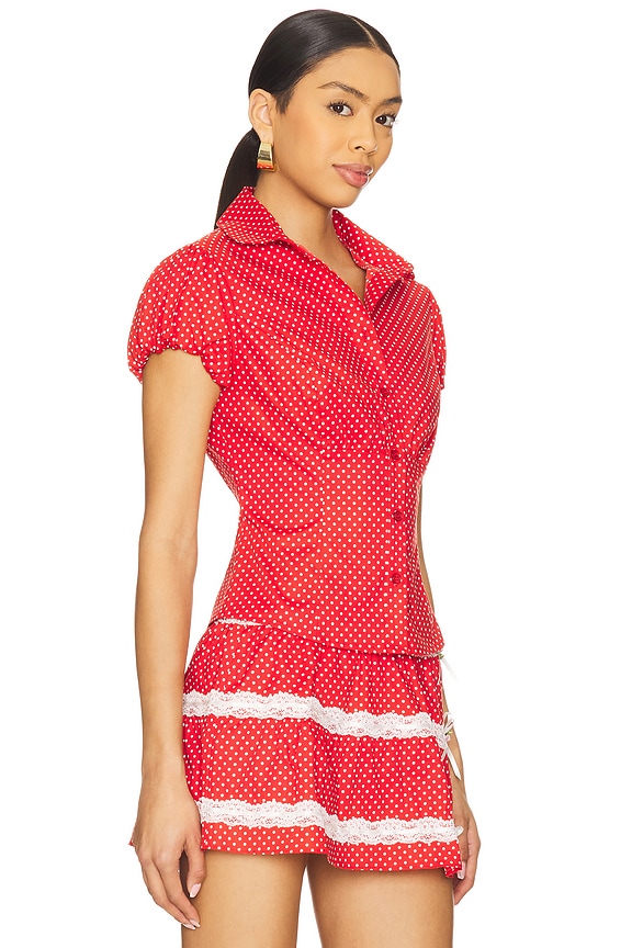 view 2 of 5 Liana Top Guizio in Red