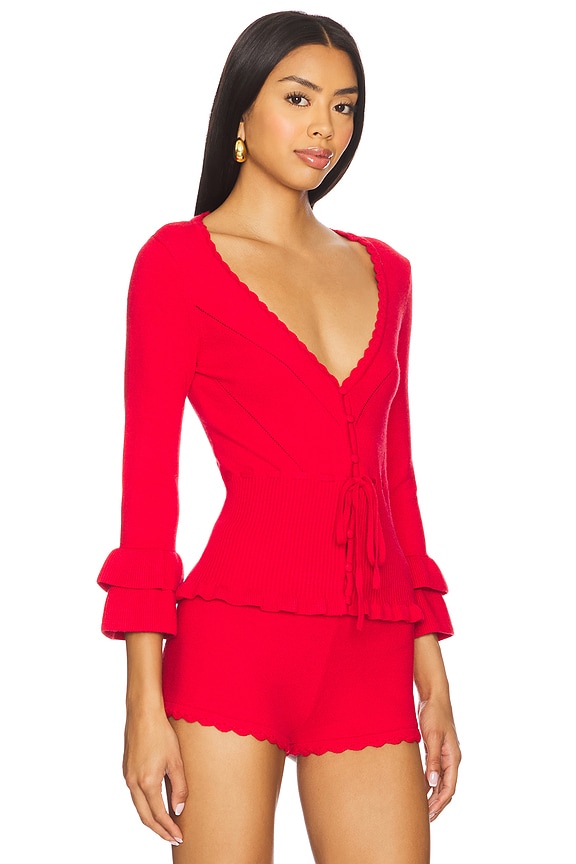 view 2 of 4 Mathilde Top in Red Love