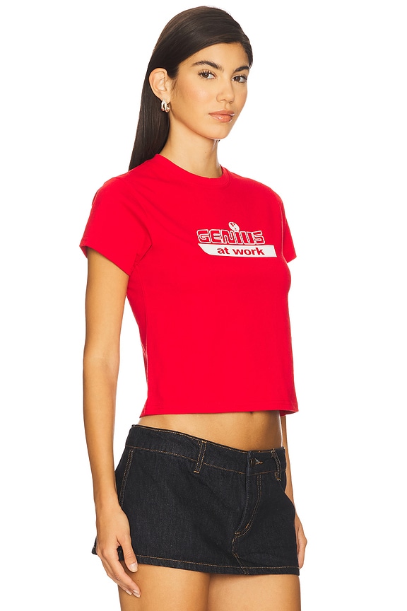 view 2 of 4 Genius Tee in Red