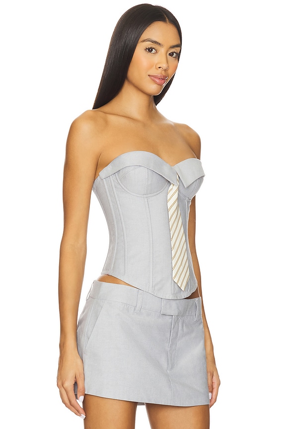 view 2 of 4 Chrys Corset in Grey