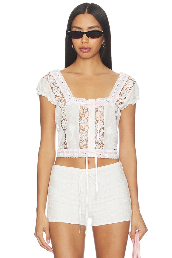 view 1 of 5 Emery Blouse in White