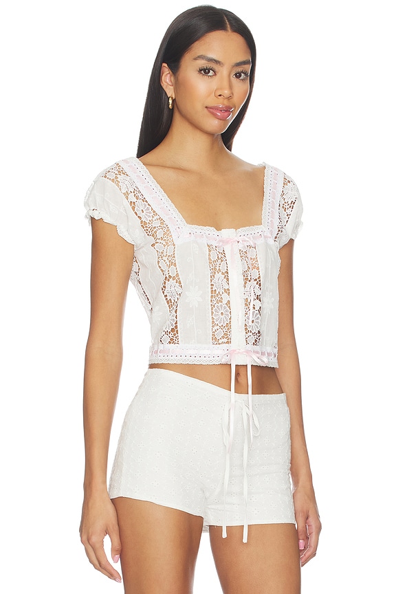 view 2 of 5 Emery Blouse in White