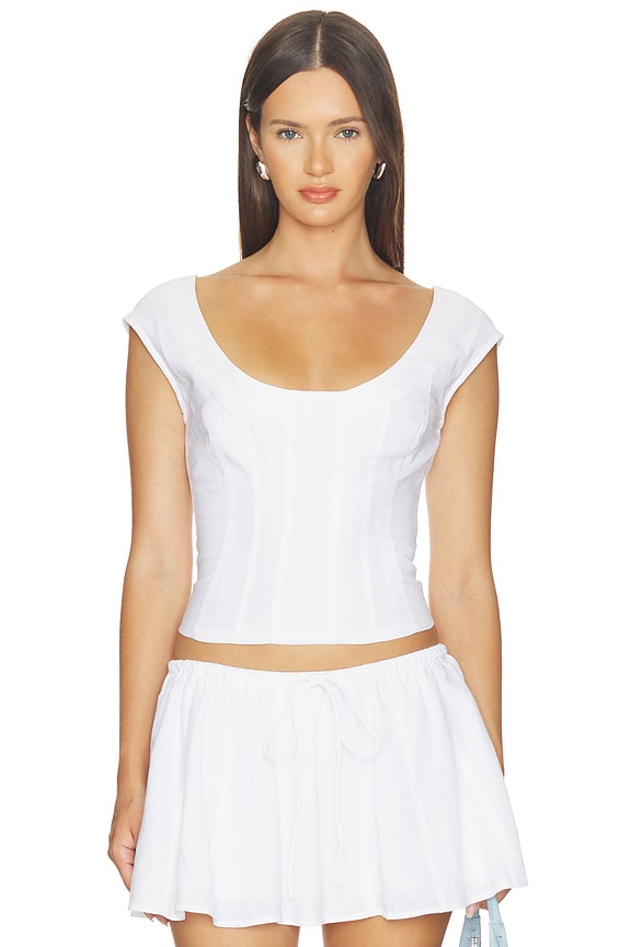 view 1 of 4 Leila Top in White