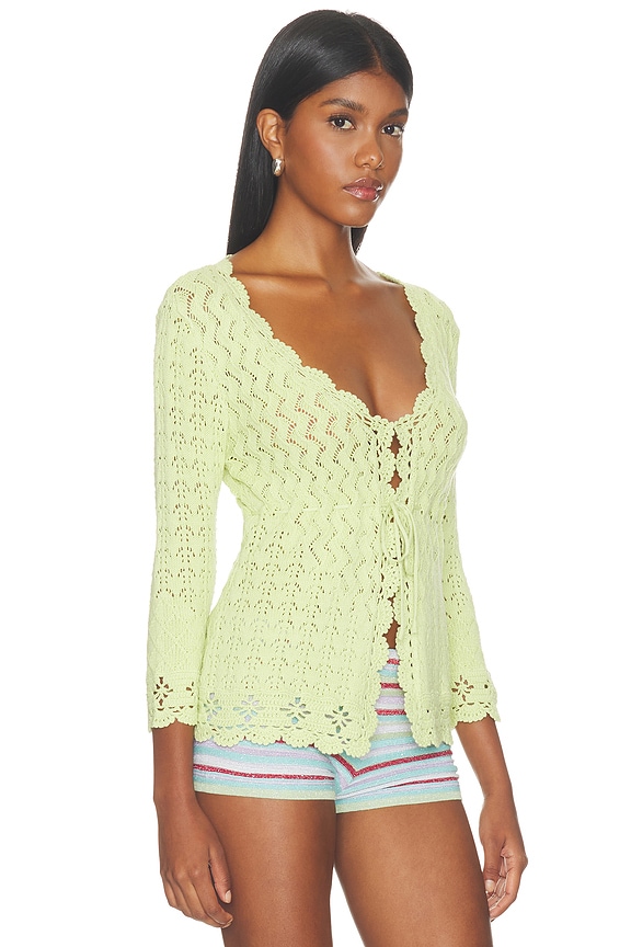 view 2 of 4 Rosalie Top in Kiwi