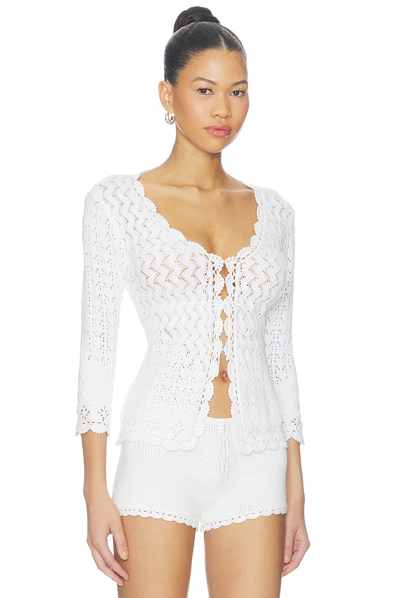 view 2 of 4 ROSALIE  탑 in White
