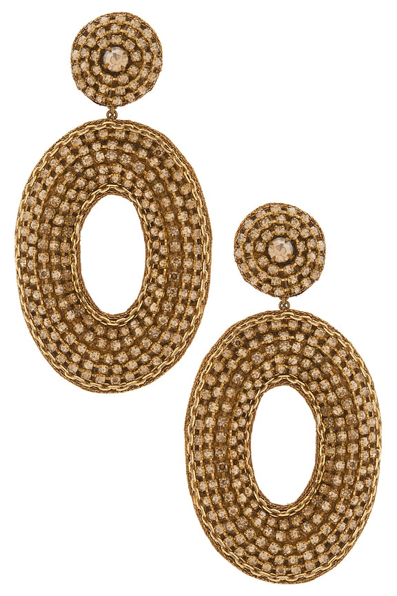 view 1 of 2 BRINCOS ODEYA in Gold