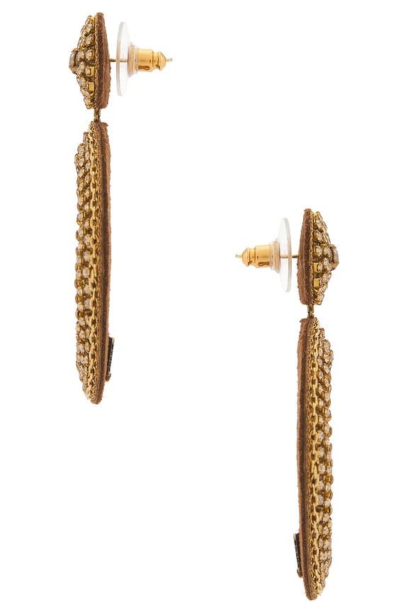 view 2 of 2 BRINCOS ODEYA in Gold