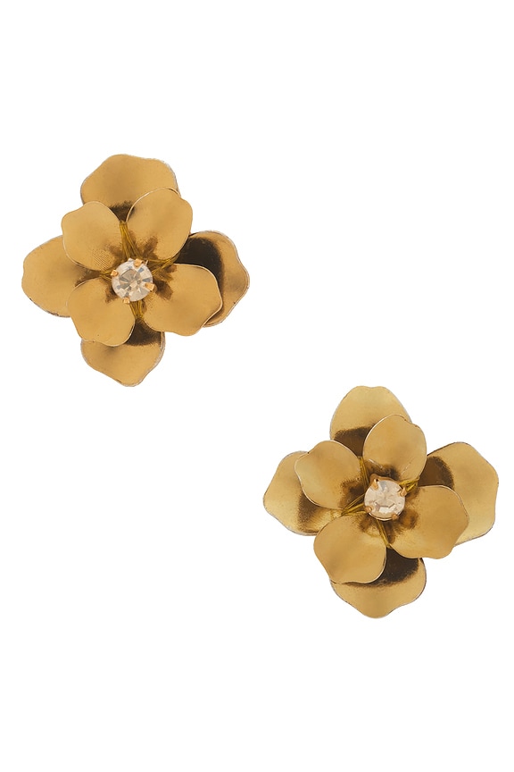 view 1 of 2 BOUCLES D'OREILLES SIRAN in Gold