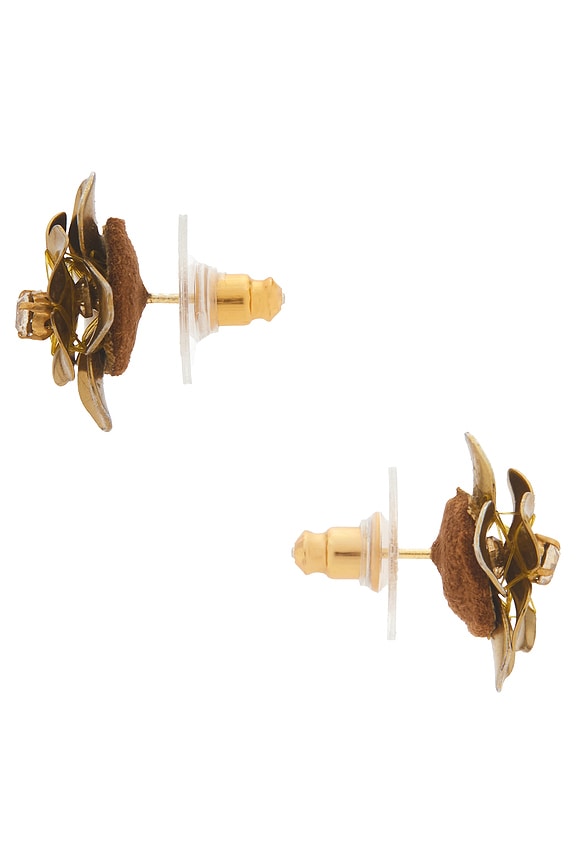 view 2 of 2 BOUCLES D'OREILLES SIRAN in Gold