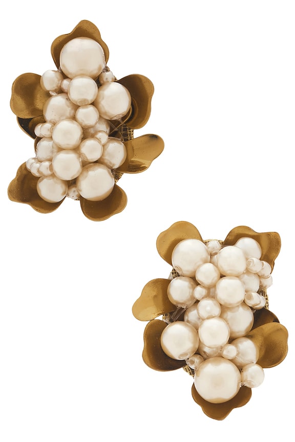 view 1 of 2 BOUCLES D'OREILLES NEA in Gold