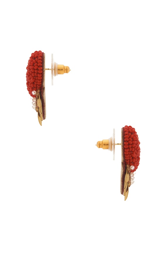 view 2 of 2 Danika Earrings in Red