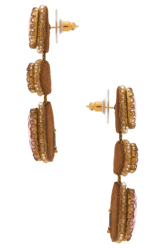 view 2 of 2 BOUCLES D'OREILLES HADLEE in Baby Pink