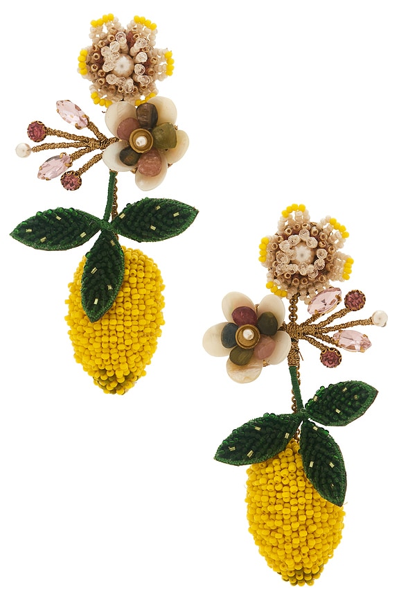 view 1 of 2 PENDIENTES in Yellow