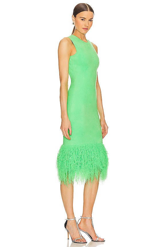view 2 of 3 Embrace Midi Dress in Vert Fluo