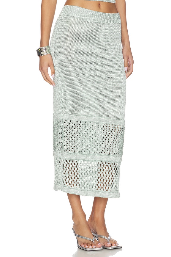 view 2 of 6 Ruby Skirt in Misty Jade