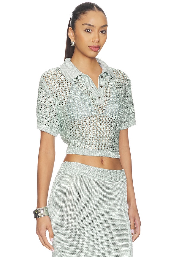 view 2 of 5 Adalyn Top in Misty Jade