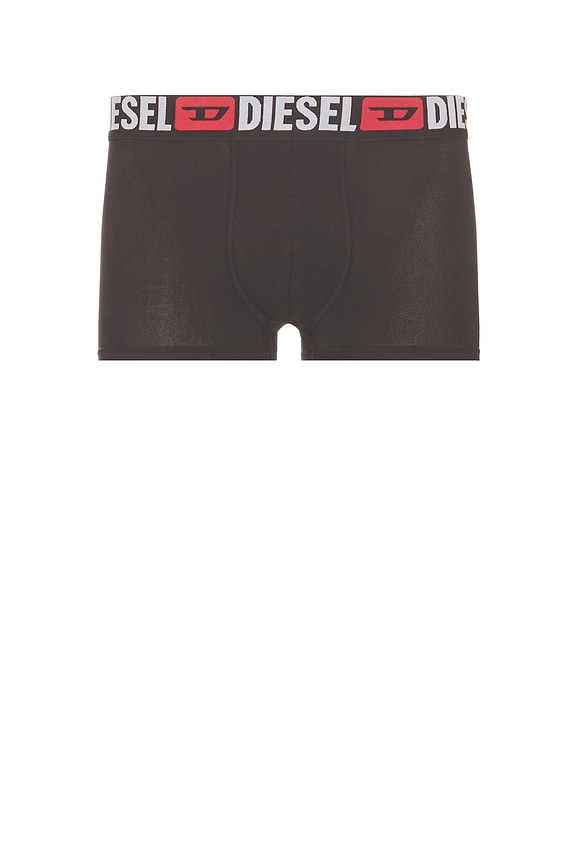 view 2 of 3 Three-pack Of All Over Logo Waist Boxers in Solid & Black