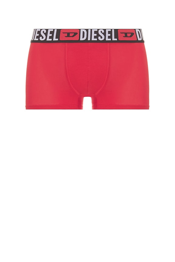 view 2 of 3 Three-pack Of All Over Logo Waist Boxers in Black, Red, & Grey