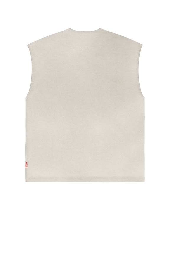 view 2 of 4 Sleeveless Distressed Sweater in Grey