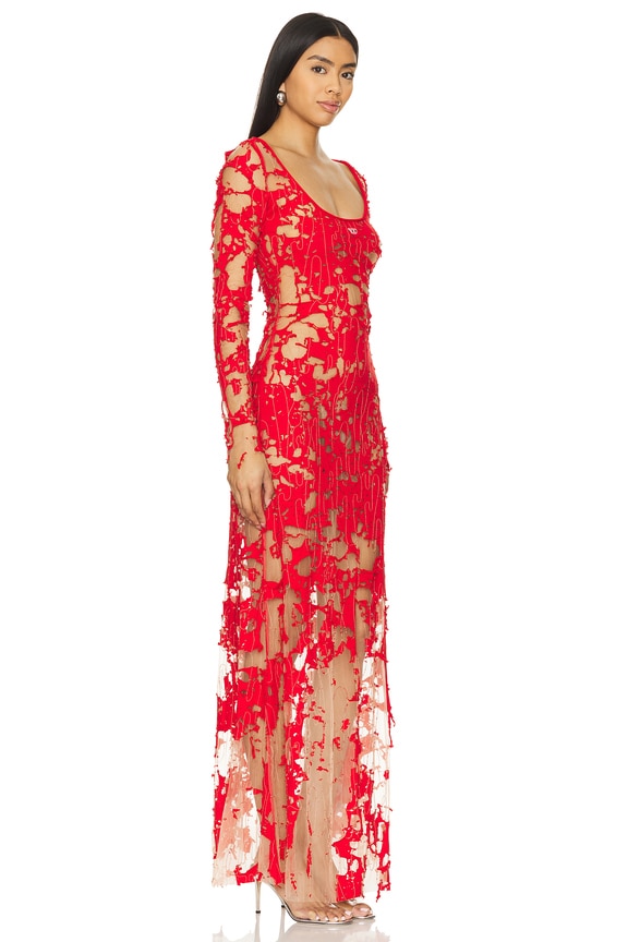 view 2 of 4 ROBE LEA in Formula Red