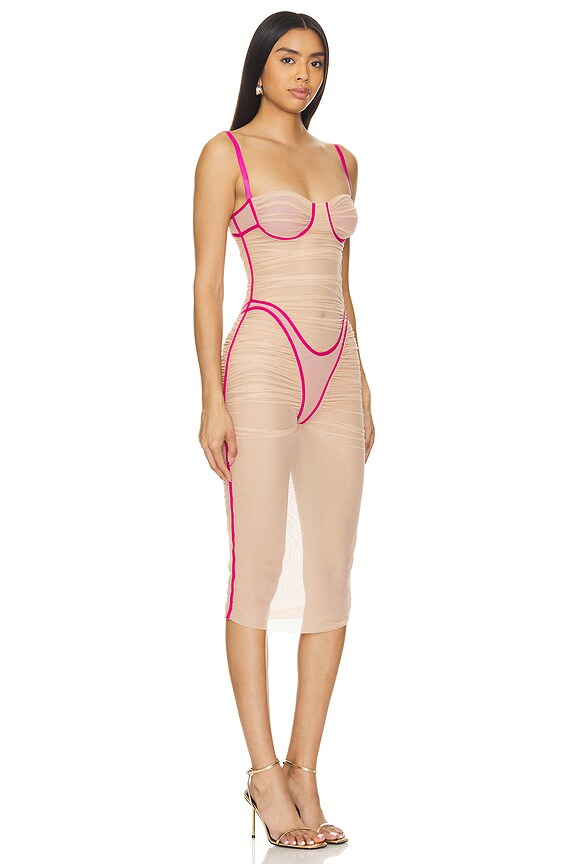 view 2 of 3 Haily Dress in Chesnut