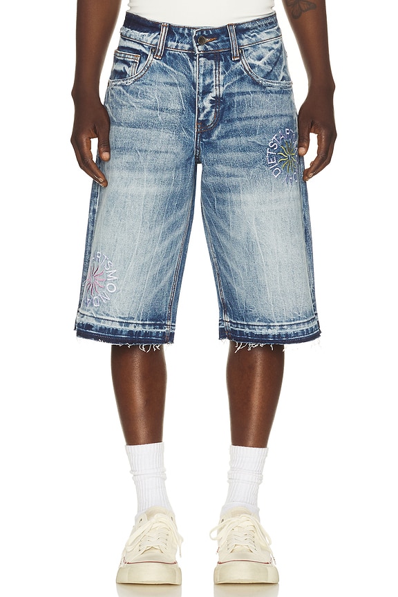 view 1 of 5 Sol Denim Shorts in Indigo