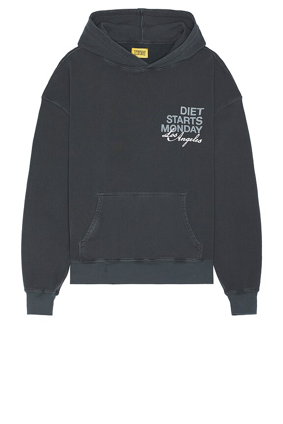 view 2 of 3 LA Hoodie in Vintage Black & Grey