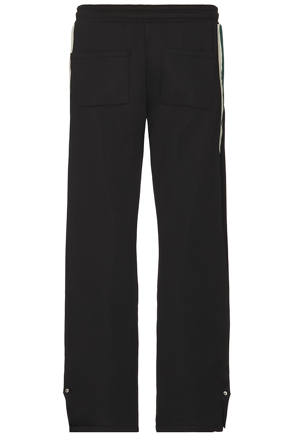 view 2 of 6 Striped Snap Pant in Black