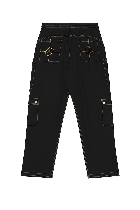 view 2 of 6 Contrast Cargo Pants in Black