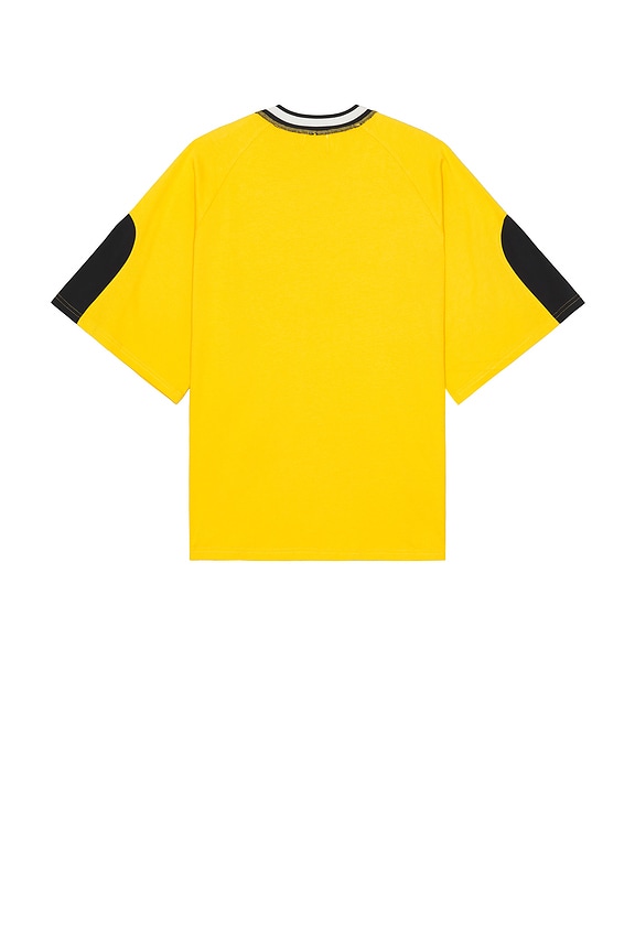view 2 of 5 League Tee in Yellow & Black