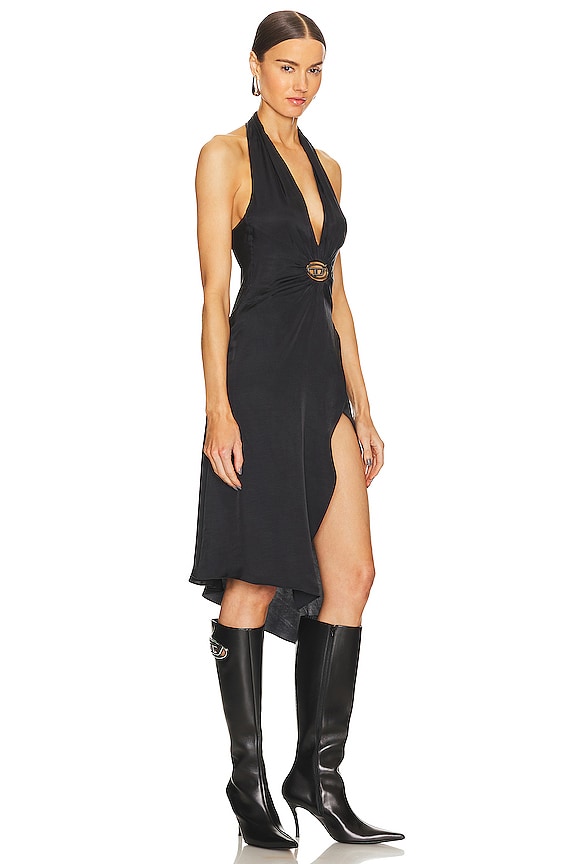 view 2 of 5 VESTIDO MIDI in Black