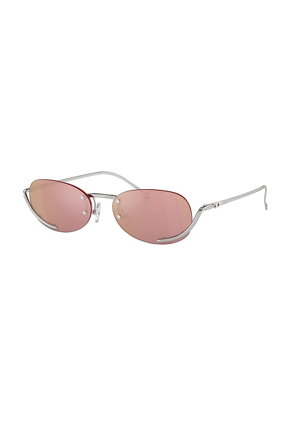 view 2 of 3 Oval Sunglasses in Pink
