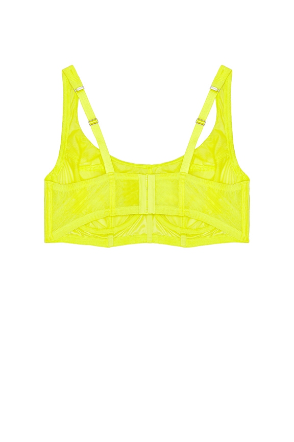 view 2 of 2 X Savage C Longline Bra in Lime Green