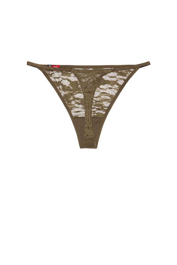 view 2 of 2 X Savage C Camo Lace String Thong in Green