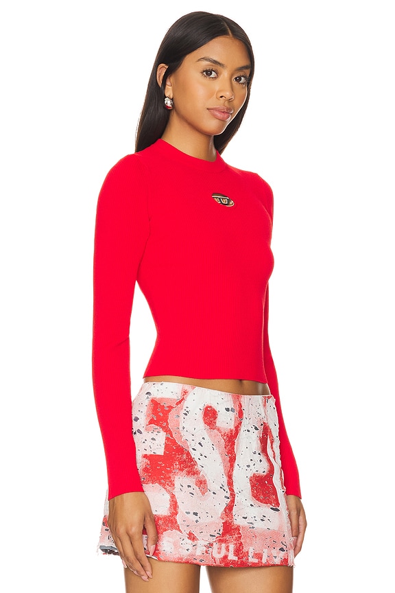 view 2 of 5 Valari Long Sleeve Top in Red