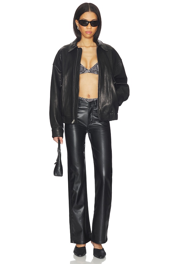 Plain Leather Pant 