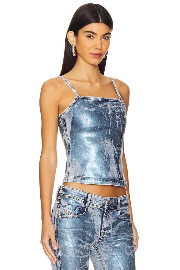 view 2 of 5 De-ila-s Top in Blue Denim