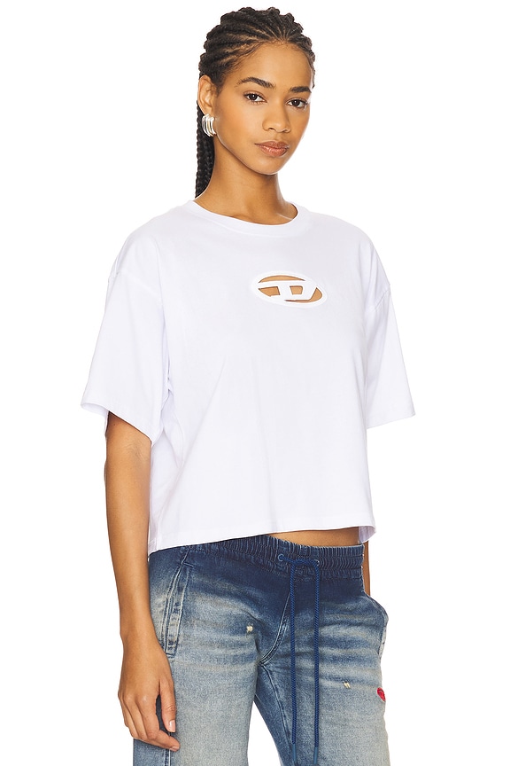 view 2 of 5 Cropped T-Shirt in White