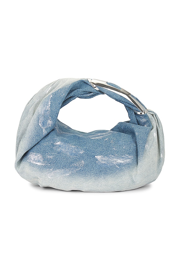 view 2 of 7 SAC HOBO EN DENIM in Electric Blue