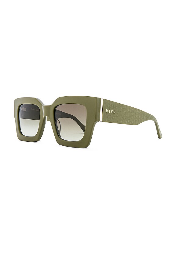 view 2 of 3 LUNETTES DE SOLEIL DANIELLA in Olive Green & Olive Polarized
