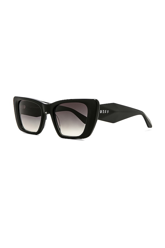 view 2 of 3 Aura Sunglasses in Black & Grey Gradient
