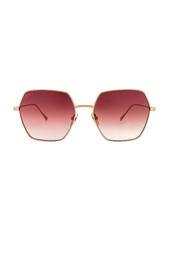 view 1 of 3 Harlowe Sunglasses in Gold