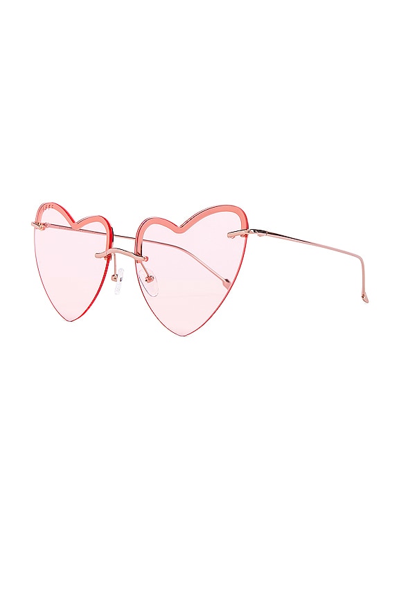 view 2 of 3 Remy in Champagne Gold & Transparent Pink