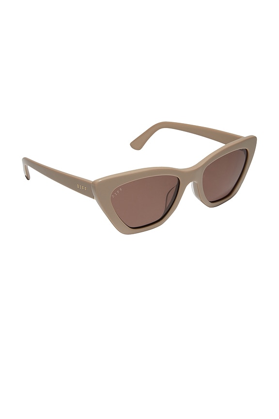 view 2 of 3 Camila Sunglasses in Almond & Brown