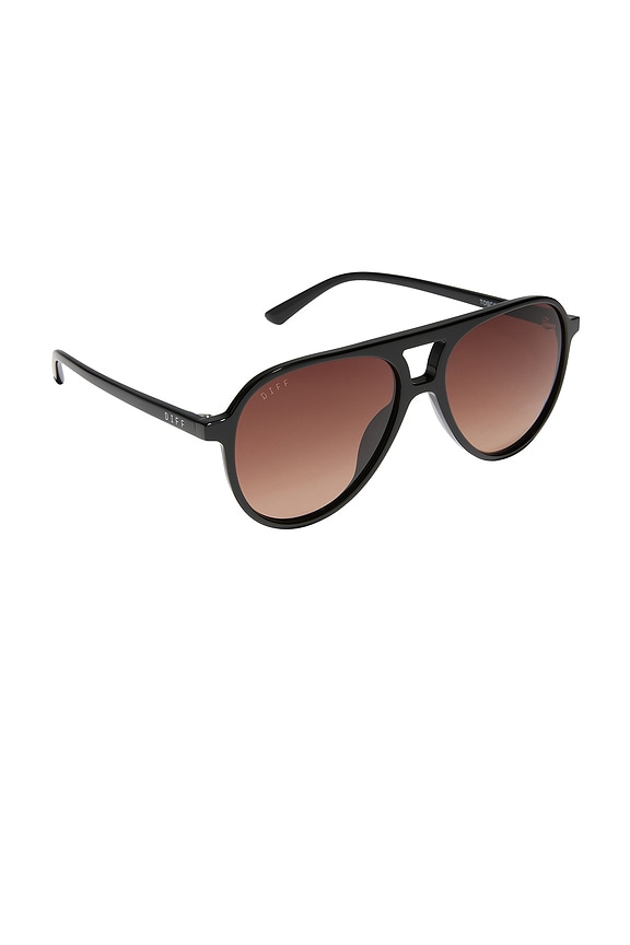 view 2 of 4 Tosca Ii Sunglasses in Black & Brown Gradient