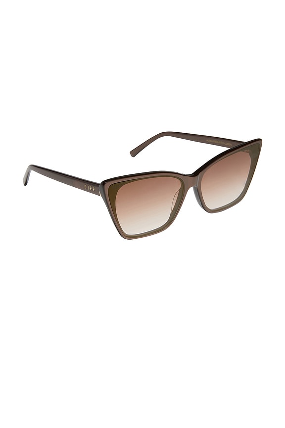 view 2 of 3 Alina Sunglasses in Moscow Mule & Brown Gradient Gold Flash