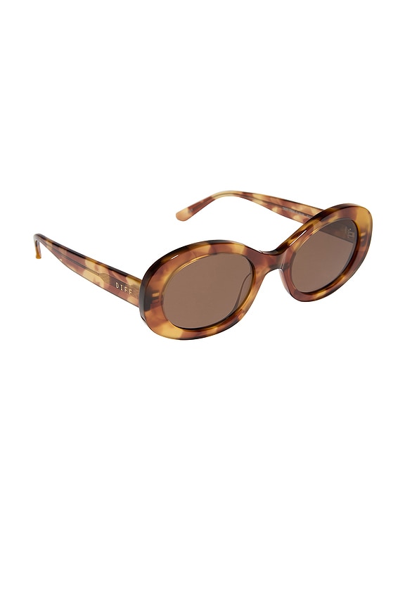 view 2 of 4 Lainey Sunglasses in Brown Fleur & Brown