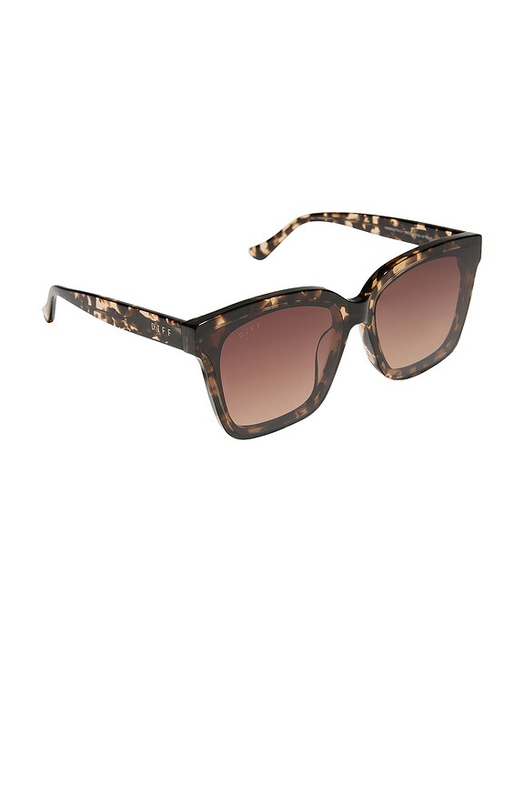 view 2 of 3 Meredith Ii Sunglasses in Espresso Tortoise & Brown Gradient