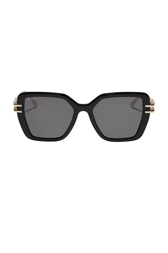 view 1 of 3 Dasha Sunglasses in Black & Grey